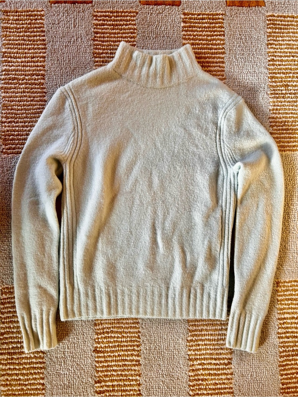 JCrew Mint Green Mock Neck Women's Sweater